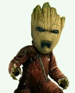 🌴 Groot Guardians of the Galaxy Groot, Marvel, Vệ binh dải Ngân Hà, Siêu anh hùng, Baby Groot telegram sticker