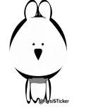 😡 @momogaga thỏ, dễ thương, nhãn dán, hoạt hình, động vật telegram sticker