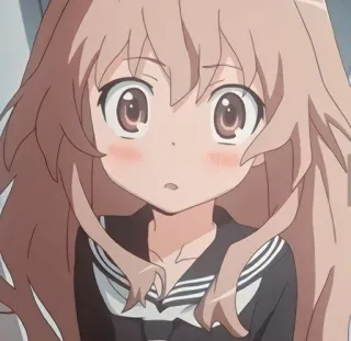 🤍 Anime, Ragazza, Carina, Cartone animato, Personaggio, Illustrazione telegram sticker