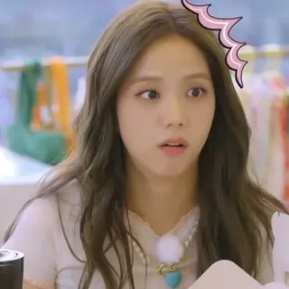 ✨ Jisoo женщина, kpop, певица, выражение лица, в шоке, азиатка, знаменитость whatsapp sticker