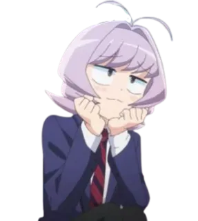 😏 Shouko Komi Komi Can't Communicate Anime, Komi can't communicate, Shoko Komi, Lindo, Uniforme escolar, Manga, Sticker telegram sticker