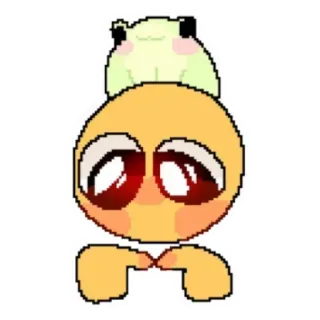 🐸 表情符号, 青蛙, 可爱, 梗 telegram sticker