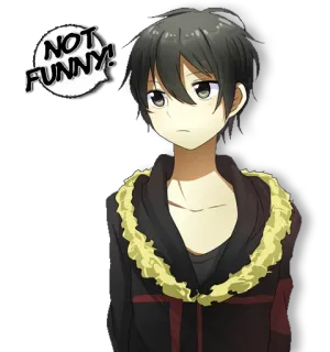 special pack "Kirito" by "NEZUMI" telegram stickers