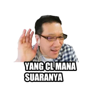🤣 YANG CL MANA SUARANYA telegram sticker