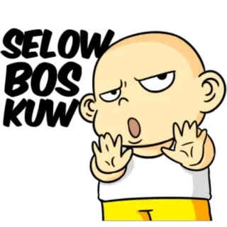 🛵 cartoon, angry, expression, character, child telegram sticker
