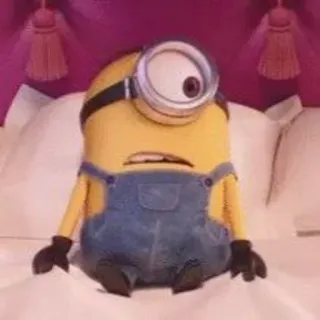 😟 Minion Despicable Me minion, despicable me, cartoon, funny, yellow, movie telegram sticker