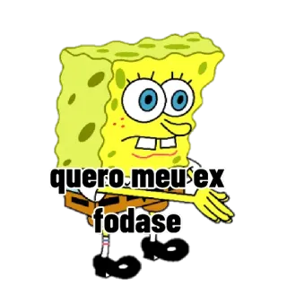 😔 Spongebob Spongebob Squarepants quero meu ex
fodase spongebob, cartoon, ex, offensive, sticker, meme telegram sticker