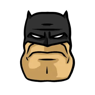 😠 Batman แบทแมน, การ์ตูน, ฮีโร่, ดีซีคอมมิกส์, อัศวินรัตติกาล, ภาพยนตร์การ์ตูน telegram sticker