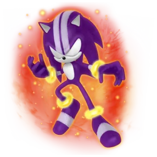 🔋 Sonic the Hedgehog ソニック, ハリネズミ, 紫, ビデオゲーム, 漫画 telegram sticker