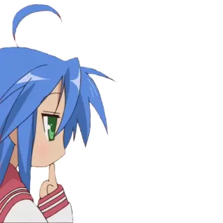 💭 Anime, Manga, Chica, Pensando, Lindo telegram sticker