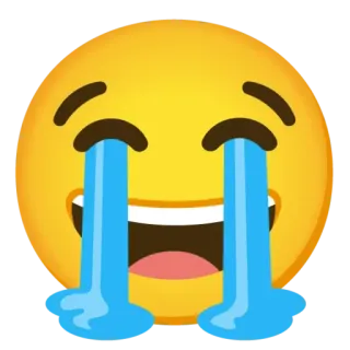 😂 biểu tượng cảm xúc, khóc, mặt, nước mắt, buồn telegram sticker