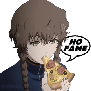 🍉 HO FAME Аниме, Пицца, Еда, Мультфильм, Голод telegram sticker