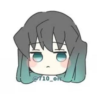 ☁️ @710_oic Anime, Chibi, Schattig, Manga whatsapp sticker