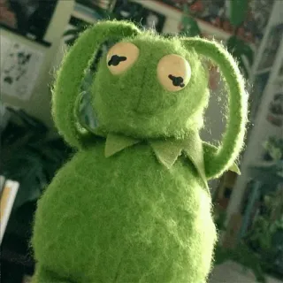🐸 Kermit kermit, muppet, sapo, fantoche, meme whatsapp sticker