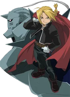 😏 Edward Elric Fullmetal Alchemist Anime, Manga, Edward Elric, Fullmetal Alchemist, Karakter, Militer, Kekerasan telegram sticker