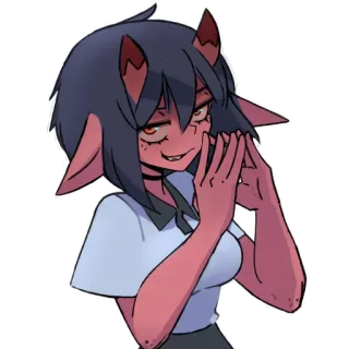 😁 Michiru Kagemori BNA: Brand New Animal telegram sticker