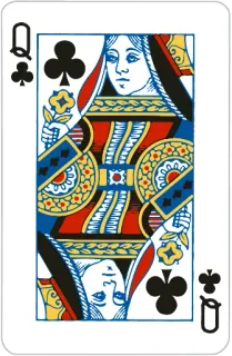 👸 reina, tréboles, naipes, juego de cartas telegram sticker