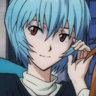 📓 Rei Ayanami Neon Genesis Evangelion Anime, Charakter, Rei Ayanami, Evangelion, Blaue Haare whatsapp sticker