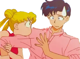 😠 อนิเมะ, การ์ตูน, ตัวละคร, ตกใจ, กระอักกระอ่วน telegram sticker
