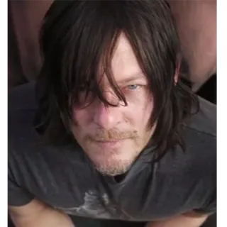 😏 Norman Reedus acteur, beroemdheid, The Walking Dead, Norman Reedus whatsapp sticker