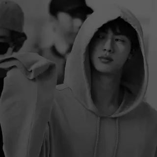 ✖️ Jin kpop, idol, chanteur, bts, jin, hoodie, mode telegram sticker