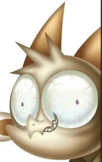 🤪 criatura, monstruo, dibujos animados, gracioso, ojos telegram sticker