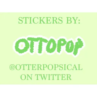 📝 STICKERS BY: OTTOPOP @OTTERPOPSICAL ON TWITTER stickers, Ottopop, Otterpopsical, Twitter, réseaux sociaux whatsapp sticker