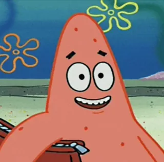🍦 Patrick Star SpongeBob SquarePants Dessin animé, Patrick, Bob l'éponge, Étoile de mer, Nickelodeon telegram sticker