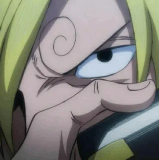 🎷 Sanji One Piece anime, one piece, sanji, pirat, vinsmoke whatsapp sticker