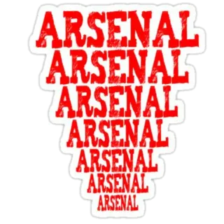 🔎 ARSENAL ARSENAL ARSENAL ARSENAL ARSENAL arsenal, soccer, football, team, sports telegram sticker