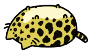 😕 猫, 豹, 动物, 贴纸, 可爱 telegram sticker