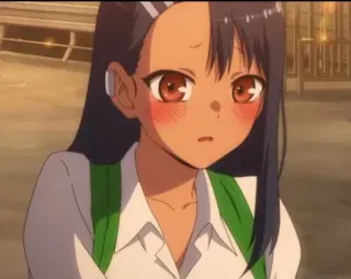 ❤️ Nagatoro Don't Toy with Me, Miss Nagatoro อนิเมะ, นางาโทโระ, การ์ตูน, นักเรียนหญิง, ตัวละคร whatsapp sticker