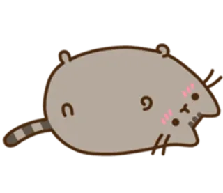 😗 Pusheen cat, pusheen, cartoon, cute, sticker whatsapp sticker