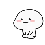 🙂 fofo, personagem, minimalista, simples, desenho animado telegram sticker