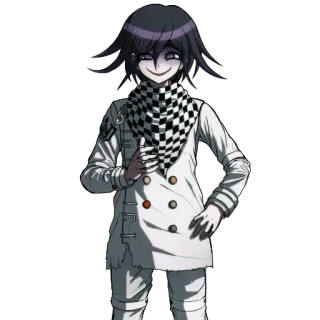 🙂 Kokichi Oma Danganronpa Аниме, Кокичи Ома, Danganronpa, Озорной, Злодей, Видеоигра telegram sticker