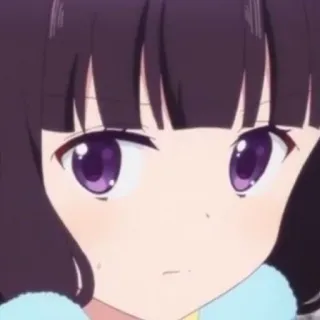 💕 anime, cartoon, girl, portrait telegram sticker