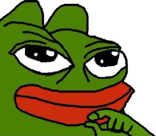 👌 Pepe the Frog Pepe, Frosch, Meme, Internet telegram sticker