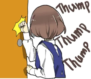 Yandere Girlfriend Sticker ENG :: @line_stickers telegram stickers