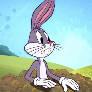 🥕 Bugs Bunny dibujos animados, conejo, Looney Tunes, Warner Bros, conejo telegram sticker