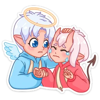 Ангел-кун :: @stickroom telegram stickers