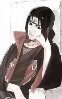 🎴 Itachi Naruto Itachi Uchiha, Naruto, Anime, Manga, Postać, Ninja telegram sticker
