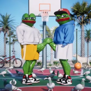 Jagged Pepe telegram stickers