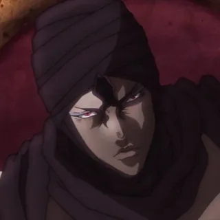 💜 Muhammad Avdol JoJo's Bizarre Adventure Anime, Jojos bizarre Abenteuer, Avdol, Charakter, Magie, Standnutzer telegram sticker