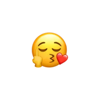 ❤️ emoji, middle finger, offensive, heart, kiss, rude telegram sticker