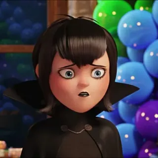 😶 Mavis Dracula Hotel Transylvania Desenho animado, Vampiro, Personagem, Mavis, Drácula, Hotel Transilvânia, Animação telegram sticker