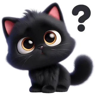 Пушистые тьмы @Nyasticks telegram stickers