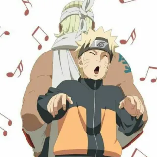 🐙 Naruto Uzumaki Naruto anime, naruto, character, music, ninja telegram sticker