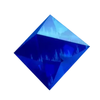 🤖 gem, blue, crystal, diamond, geometric telegram sticker