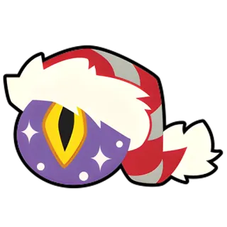 🧑‍🎄 purple, eye, hat, cartoon, sticker telegram sticker