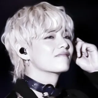 🎟 V V, Kim Taehyung, Piosenkarz, Idol, K-pop, BTS telegram sticker